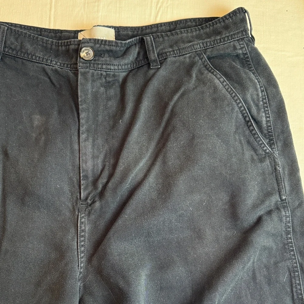 Everlane Women's Black Soft Tapered Leg Pants Size 16 - Picture 5 of 13
